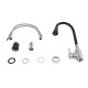 Lidz Змішувач для кухні Aria 015F31 з гнучким виливом (k35) LDARI015F31BNK31872 Black / Nickel