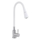 Lidz Змішувач для кухні Aria 015F31 з гнучким виливом (k35) LDARI015F31WNK36981 White / Nickel