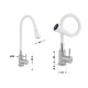 Lidz Змішувач для кухні Aria 015F31 з гнучким виливом (k35) LDARI015F31WNK36981 White / Nickel