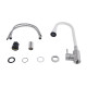 Lidz Змішувач для кухні Aria 015F31 з гнучким виливом (k35) LDARI015F31WNK36981 White / Nickel