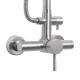 Lidz Душова система для душу Aria 1020 на два споживача (k35) LDARI1020NKS46114 Nickel