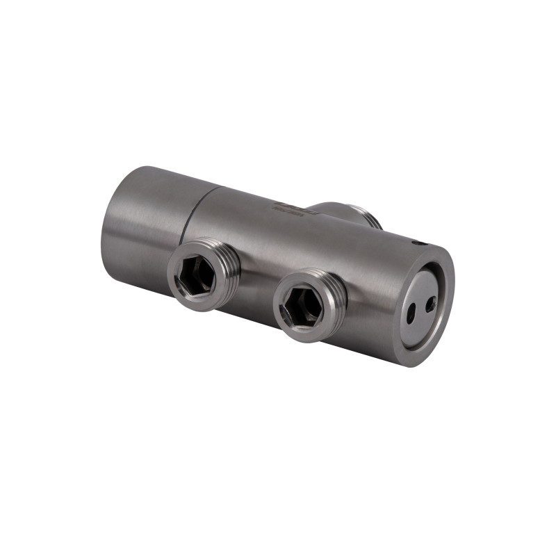 Lidz Душова стійка універсальна Aria 1120 на два споживача LDARI1120NKS46112 Nickel