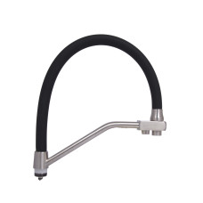 Вилив у зборі Lidz (300х280х32) для змішувача для кухні Aria 020F3 Nickel/Black LDARI3002803249336 SD00055460