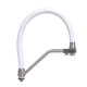 Вилив у зборі Lidz (330х265х35) для змішувача для кухні Aria 020F3 Nickel/White LDARI3302653549380 SD00055504