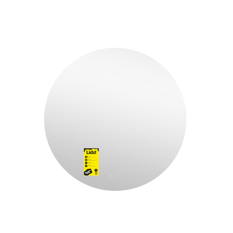 Дзеркало Lidz Astra R600 з LED-підсвічуванням Touch, з антизапотіванням, з димером, рег. яскравості LDASR60049289 SD00055413