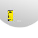 Дзеркало Lidz Astra R600 з LED-підсвічуванням Touch, з антизапотіванням, з димером, рег. яскравості LDASR60049289 SD00055413