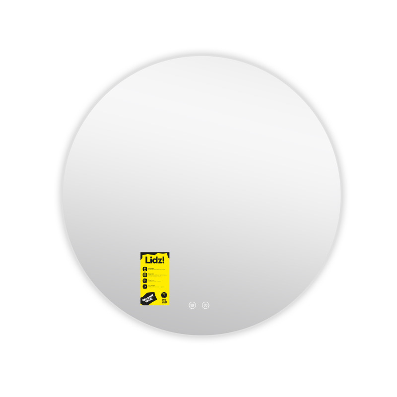 Дзеркало Lidz Astra R800 з LED-підсвічуванням Touch, з антизапотіванням, з димером, рег. яскравості LDASR80049290 SD00055414