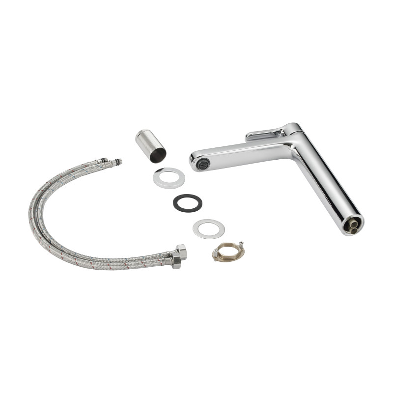 Змішувач латунний для раковини Lidz Astra 001FH високий (k35) LDAST001FHCRM48090 Chrome SD00054214