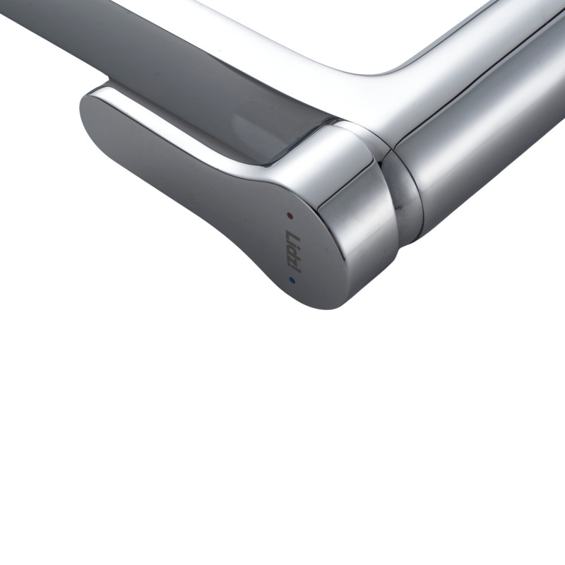 Змішувач латунний для раковини Lidz Astra 001FH високий (k35) LDAST001FHCRM48090 Chrome SD00054214