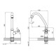 Lidz Монокран для кухні Dominox 269F LDDOM269FCRM35533 Chrome