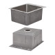 Акційний набір Lidz: мийка H4050 інтегрована Brushed Steel 3,0/1,0 мм + Змішувач Aria для кухні з гнучким виливом (k35) Grey SD00057353