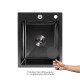Мийка для кухні інтегрована Lidz Handmade H4050B Brushed Black PVD 3,0/1,0 мм LDH4050BRUBLM49439 SD00055563