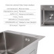 Акційний набір Lidz: мийка H4545 Decor 2,5/0,5 мм + Змішувач Aria для кухні з гнучким виливом (k35) Grey SD00057347