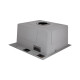 Мийка для кухні інтегрована Lidz Handmade H4545HB Decor Black PVD Honeycomb 2,5/0,5 мм LDH4545HDECBLM49438 SD00055562