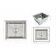 Мийка для кухні інтегрована під стільницю Lidz Handmade H4843 Brushed Steel 3,0/1,0 мм LDH4843BRU49441 SD00055565