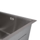 Мийка для кухні інтегрована під стільницю Lidz Handmade H4843 Brushed Steel 3,0/1,0 мм LDH4843BRU49441 SD00055565