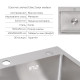 Акційний набір Lidz: мийка H5045 інтегрована Brushed Steel 3,0/1,0 мм + Змішувач Aria для кухні з гнучким виливом (k35) Grey SD00057355