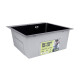 Lidz Handmade H5050HB Мийка для кухні інтегрована Decor Black PVD Honeycomb 2,5/0,5 мм LDH5050BDECPVD48369 SD00054493