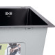 Lidz Handmade H5050HB Мийка для кухні інтегрована Decor Black PVD Honeycomb 2,5/0,5 мм LDH5050BDECPVD48369 SD00054493