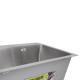 Мийка для кухні інтегрована Lidz Handmade H5843 Brushed Steel 3,0/1,0 мм LDH5843BRU49442 SD00055566