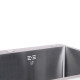 Lidz Мийка для кухні інтегрована Handmade H6050B (LDH6050BPVD43621) Brushed Black PVD 3,0/0,8 мм