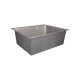 Lidz Мийка для кухні інтегрована Handmade H6050G (LDH6050GPVD43622) Brushed Grey PVD 3,0/0,8 мм