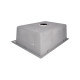 Lidz Мийка для кухні інтегрована Handmade H6050G (LDH6050GPVD43622) Brushed Grey PVD 3,0/0,8 мм