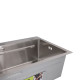 Мийка для кухні інтегрована Lidz Handmade H6845 Brushed Steel 3,0/1,0 мм LDH6845BRU49455 SD00055579