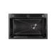 Мийка для кухні інтегрована Lidz Handmade H6845B Brushed Black PVD 3,0/1,0 мм LDH6845BRUBLM49456 SD00055580