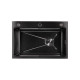Мийка для кухні інтегрована Lidz Handmade H6845HB Decor Black PVD Honeycomb 3,0/1,0 мм LDH6845HDECBLM49445 SD00055569