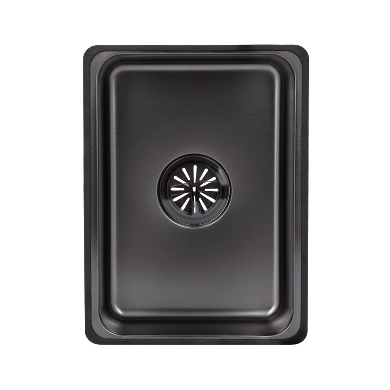 Lidz Handmade H7545B Мийка для кухні інтегрована Decor Black PVD Honeycomb 3,0/1,0 мм LDH7545BDECPVD48373 SD00054497