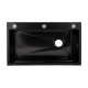 Lidz Handmade H7545B Мийка для кухні інтегрована Decor Black PVD Honeycomb 3,0/1,0 мм LDH7545BDECPVD48373 SD00054497