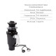 Комплект Lidz Handmade H7545B Мийка для кухні інтегрована Decor Black PVD Honeycomb LDH7545BDECPVD48373+Lidz (BLA) Подрібнювач для кухонного миття SD00055258