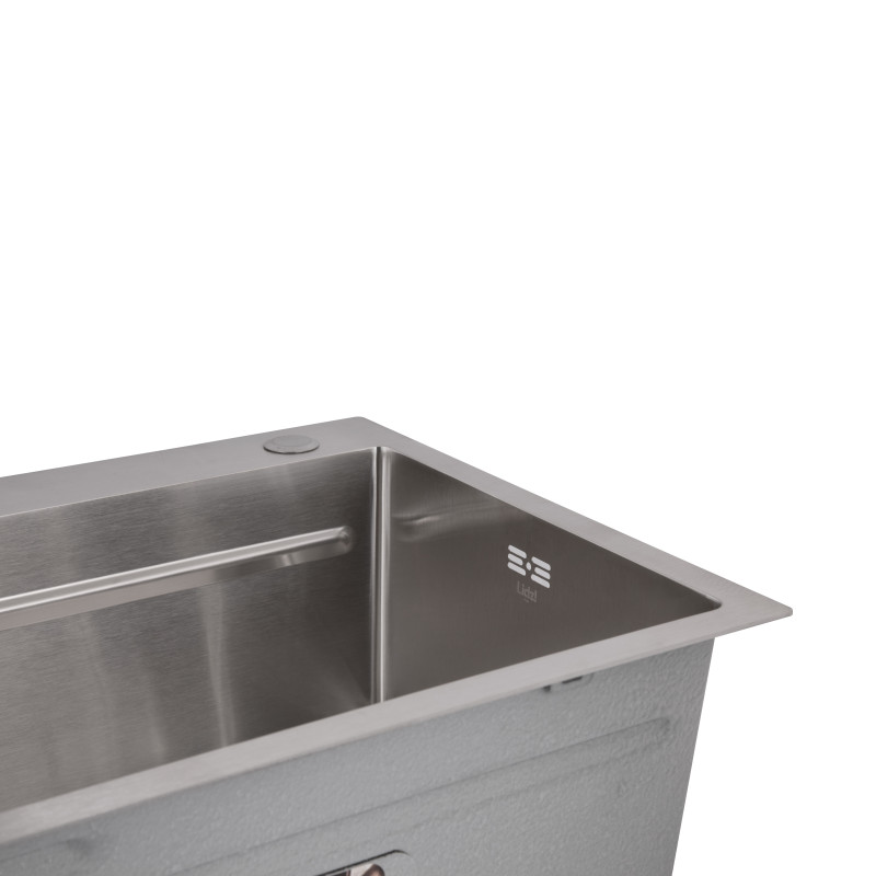 Мийка для кухні інтегрована Lidz Handmade H7545 Brushed Steel 3,0/1,0 мм LDH7545BRU49457 SD00055581