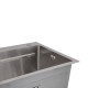 Мийка для кухні інтегрована Lidz Handmade H7545 Brushed Steel 3,0/1,0 мм LDH7545BRU49457 SD00055581