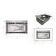 Lidz Handmade H7545 Мийка для кухні інтегрована Decor Honeycomb 3,0/1,0 мм LDH7545DEC48372 SD00054496