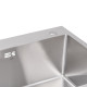 Lidz Мийка для кухні з двома чашами інтегрована Handmade H7843 (LDH7843BRU35387) Brushed Steel 3,0/0,8 мм