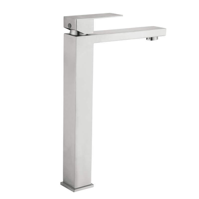Змішувач для раковини високий Lidz Helix 001FH (k35) LDHEL001FHNKS49179 Nickel SD00055303