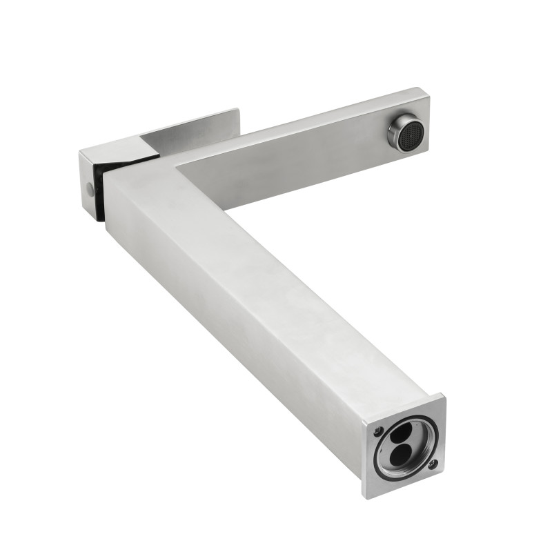 Змішувач для раковини високий Lidz Helix 001FH (k35) LDHEL001FHNKS49179 Nickel SD00055303