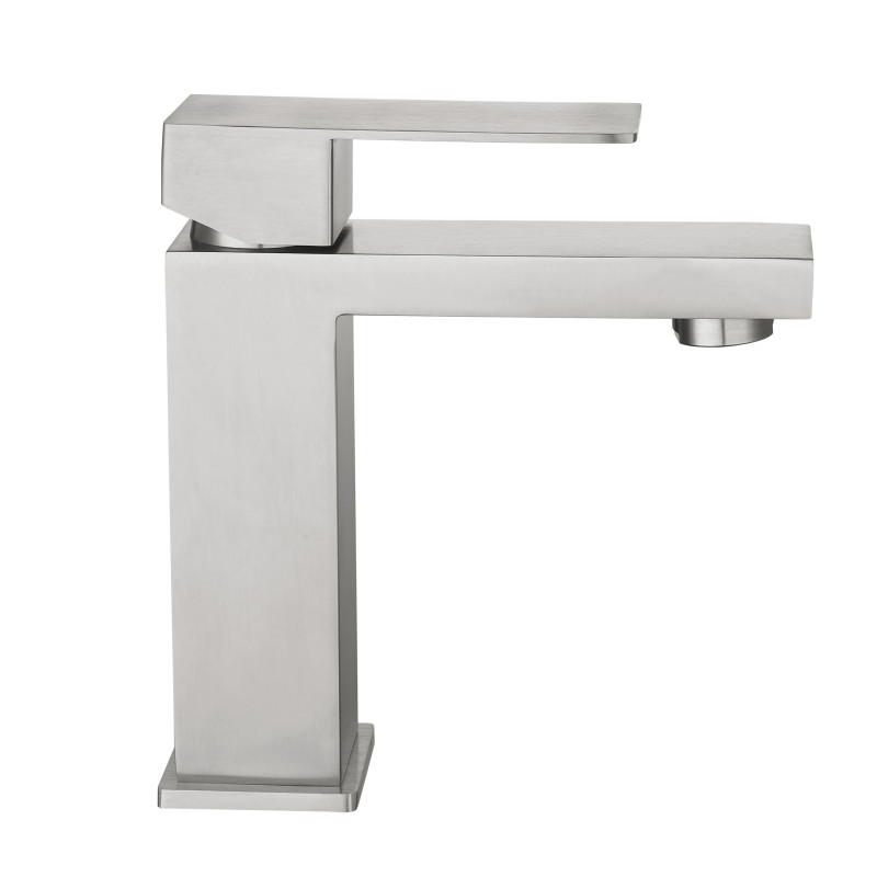Змішувач для раковини низький Lidz Helix 001F (k35) LDHEL001FNKS49178 Nickel SD00055302