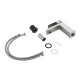 Змішувач для раковини низький Lidz Helix 001F (k35) LDHEL001FNKS49178 Nickel SD00055302