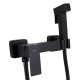 Lidz Набір для гігієнічного душу Kubis 110 Black LDKUB110BLA46104 прямокутний