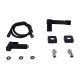 Lidz Набір для гігієнічного душу Kubis 110 Black LDKUB110BLA46104 прямокутний