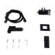 Lidz Набір для гігієнічного душу Kubis 111 Black LDKUB111BLA46108 прямокутний