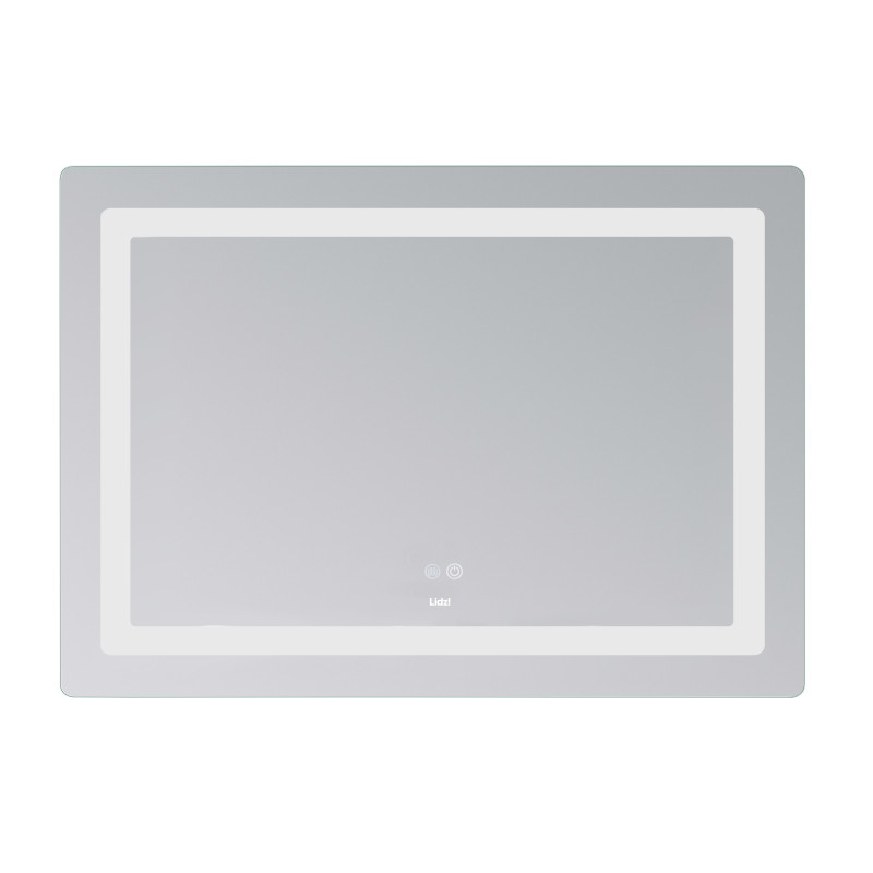 Дзеркало Lidz Kubis (KU2) 1200х800 з LED-підсвічуванням Touch, з антизапотіванням, з димером, рег. яскравості LDKUB120080049007 SD00055131