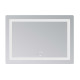 Дзеркало Lidz Kubis (KU2) 1200х800 з LED-підсвічуванням Touch, з антизапотіванням, з димером, рег. яскравості LDKUB120080049007 SD00055131