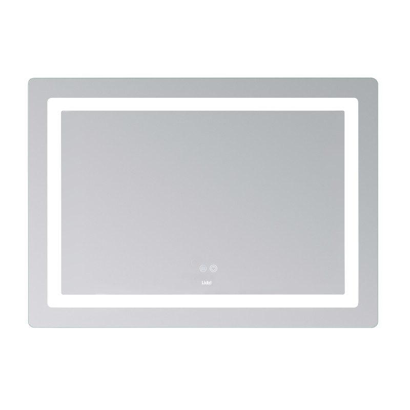 Дзеркало Lidz Kubis (KU2) 1200х800 з LED-підсвічуванням Touch, з антизапотіванням, з димером, рег. яскравості LDKUB120080049007 SD00055131