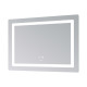 Дзеркало Lidz Kubis (KU2) 1200х800 з LED-підсвічуванням Touch, з антизапотіванням, з димером, рег. яскравості LDKUB120080049007 SD00055131