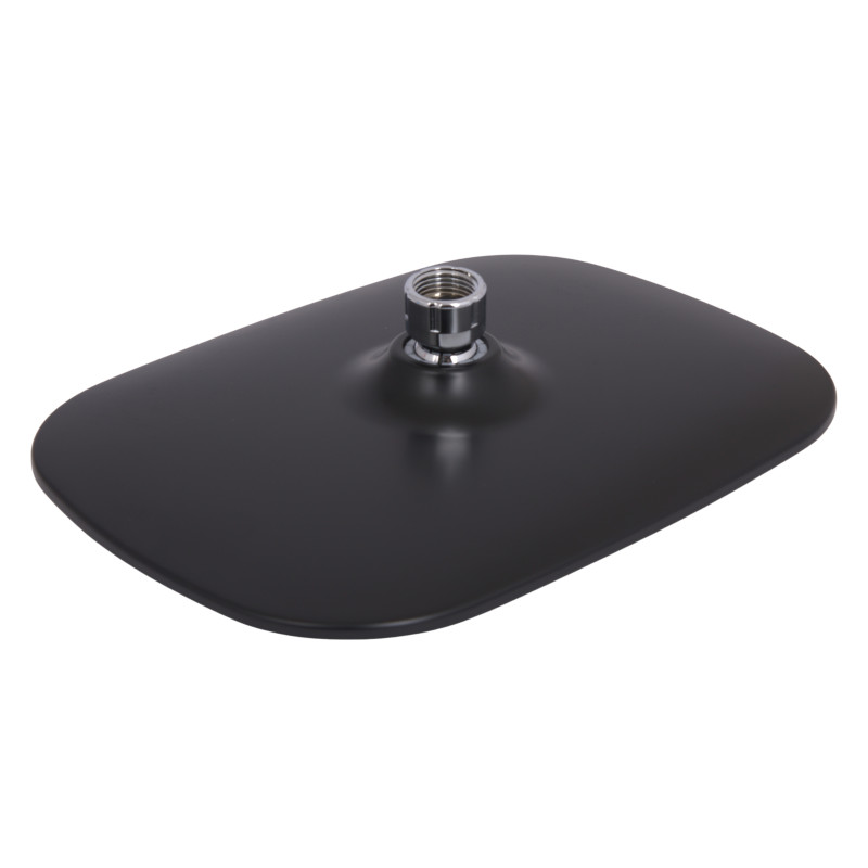 Стельова лійка Lidz (258х190х65) для душових систем Kubis Black LDKUB2581906549513 SD00055637