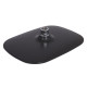 Стельова лійка Lidz (258х190х65) для душових систем Kubis Black LDKUB2581906549513 SD00055637